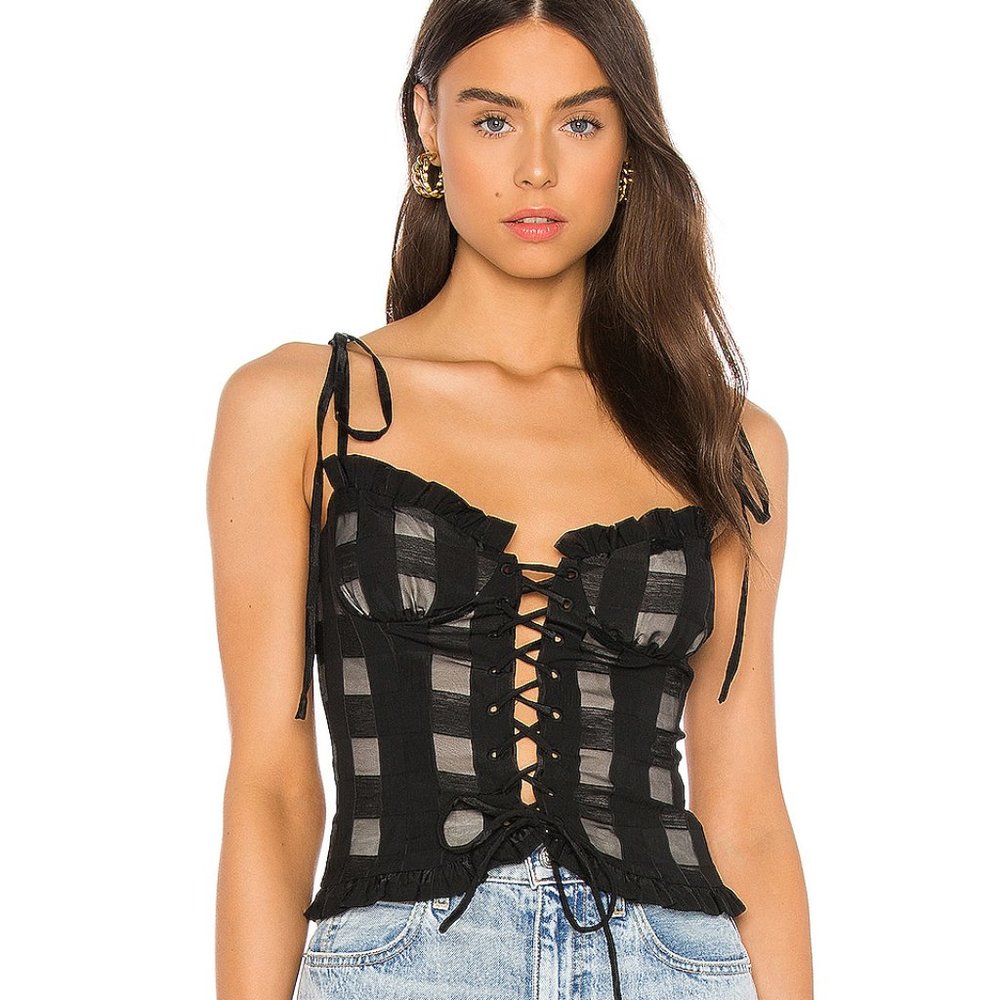 LPA Ramira Top in Black NWT